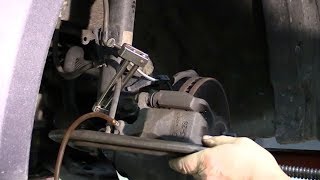 Raybestos Best Brake Job Removing Brake Assembly [upl. by Erdei]