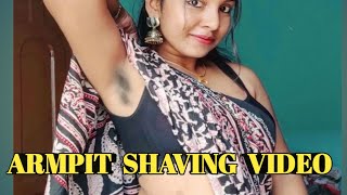 How to shave Underarm Review Facial Razor [upl. by Nwhas]