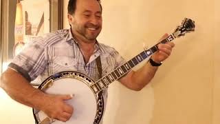 Randy Lynn Rag Earl Scruggs banjo cover on a Stelling Staghorn Banjo [upl. by Avat]