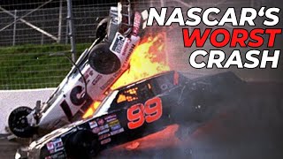 The Most Horrific Crash in NASCAR History [upl. by Mailliwnhoj]