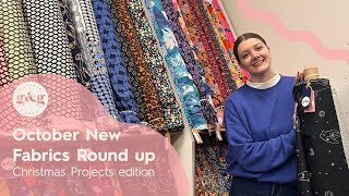 New Fabrics Round up  Octobers Christmas Edition [upl. by Douty]