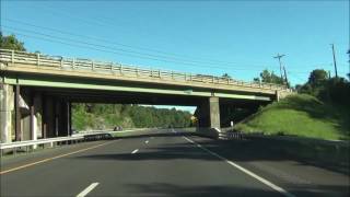 New York  Interstate 87 North NYS Thruway  Mile Marker 80 to 90 [upl. by Arrekahs]