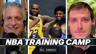 Best NBA Training Camp Storylines With Rob Mahoney  The Bill Simmons Podcast [upl. by Soisanahta499]