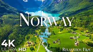 Norway 4K • Scenic Relaxation Film with Peaceful Relaxing Music and Nature Video Ultra HD [upl. by Ikkim]