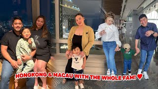 HONGKONG MACAU TRAVEL VLOG WITH TULFO amp TUNGOL FAM  Maricel Tulfo Tungol [upl. by Anawqahs635]