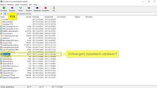 HowTo Bestanden comprimeren zip en uitpakken mbv 7zip [upl. by Mall872]