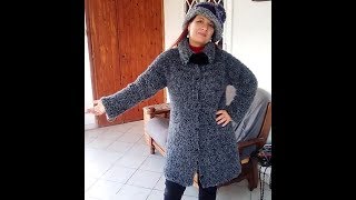 CAPPOTTO ALLUNCINETTO FACILE tutorial per ogni taglia e filato [upl. by Renado]