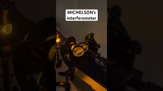 Michelson interferometer 😍 [upl. by Ayk560]