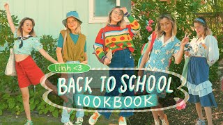 back to school lookbook ft animal crossing [upl. by Eillat]