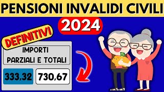 ✅PENSIONI INVALIDITA CIVILE👉 IMPORTI DEFINITIVI ➕ GUIDA COMPLETA❗ [upl. by Obediah]