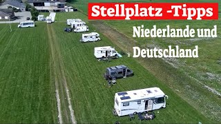 wir stellen euch 3 Wohnmobilstellplätze in der Niederlande und Deutschland vor😍Ausgebüxt [upl. by Soilissav]