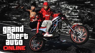 GTA 5 BLOODS VS CRIPS EP57  BIKER GIRL [upl. by Imac]