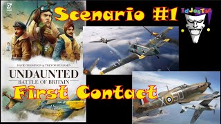 Undaunted Battle of Britain Scenario 1 First Contact Solo Playthrough [upl. by Siegel]