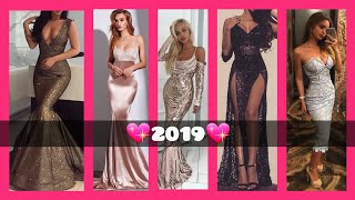 💖VESTIDOS LARGOS DE FIESTA 2019💖 [upl. by Mihalco54]