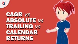 CAGR vs Absolute vs Trailing vs Calendar Returns  Different types of Returns [upl. by Alic]