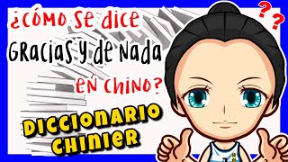 👏 Cómo se dice GRACIAS y DE NADA en Chino Mandarín  APRENDER CHINO ONLINE [upl. by Dionysus]