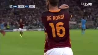 Alessandro Florenzis amazing 40 Yard goal vs BARCELONA in HD CHAMPIONS LEAGUE 2015 [upl. by Delos905]