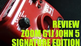 REVIEW Zoom G1J John 5 Signature HD [upl. by Nove]