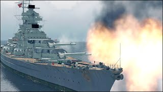 BISMARCK vs YAMATO BATTLESHIP  SUPREME NAVAL STAND [upl. by Suiratnauq924]