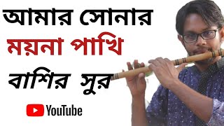 সোনার ময়না পাখি Sonar Moyna Pakhi on Flute  Selim Reza [upl. by Basset]