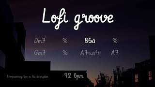 Lofi Groove in Dm  Backing Track [upl. by Byran]