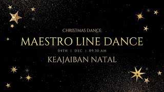 MAESTRO LINE DANCE  4 DES 2024 [upl. by Lettig]