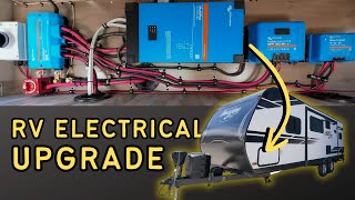 RV Electrical System Solar and Lithium Battery Upgrade  StarttoFinish Guide [upl. by Enelyt]