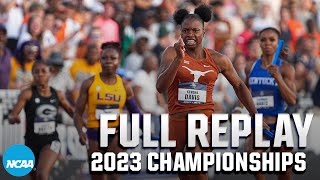 2023 NCAA DI womens outdoor track and field championships Day 2  FULL REPLAY [upl. by Morissa]