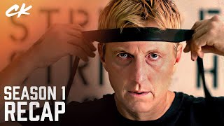 Cobra Kai Season 1 Recap Ralph Macchio William Zabka [upl. by Anialem549]