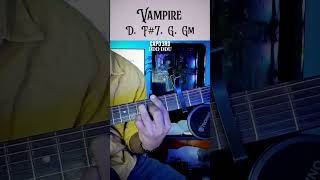 Vampire Olivia Rodrigo Guiter Cover vampire oliviarodrigo guiterlesson [upl. by Vardon]