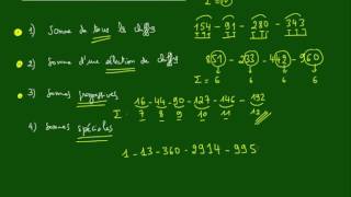 Logique  CHIFFRES  Méthode n°4  Sommes [upl. by Tihw]