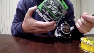 How To And Tips Spooling Your Spin Reel With Braid [upl. by Elwyn685]