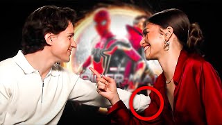 6 Times Tom Holland Flirted With Zendaya in Live Interviews [upl. by Yecac]