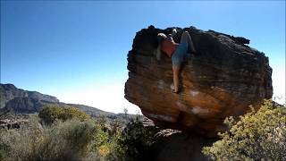 Rocklands bouldering 3 x 7C by Mina LeslieWujastyk [upl. by Mussman]