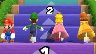 Mario Party 9  Step It Up  Mario VS Luigi VS Peach VS Daisy Master Difficulty [upl. by Alyse600]