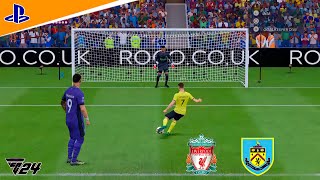 FIFA 24  Liverpool Vs Burnley Penalties  Premier League 2324  Gameplay [upl. by Yruam]