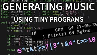 Generating music using tiny programs 2023 NE Synth Fest [upl. by Nimad]