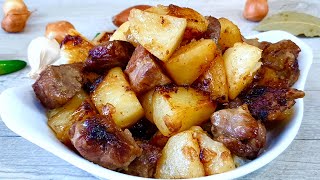 Как правильно и вкусно жарить картошку с мясом Жареная картошка с секретомРецепты от MarMari [upl. by Virg]