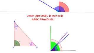 Odnos između stranica i uglova trougla  6 razred [upl. by Gnirol]