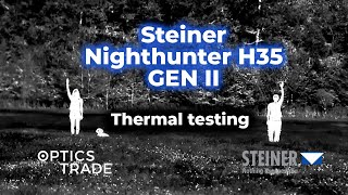 Steiner Nighthunter H35 GEN II Thermal Monocular Testing  Optics Trade In the Field [upl. by Anyahc]