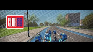 Zwift  Club Ladder  TeamNL Cloud9 vs SRT Platinum Plonkers on Neokyo AllNighter in Markuri [upl. by Htebzil]