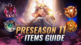 The COMPLETE SUPPORT Itemization Guide For PRESEASON 11  League of Legends [upl. by Tnahs954]