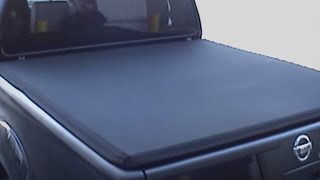 Hard Folding Tonneau Cover For a Nissan Navara D40 [upl. by Nisaj]