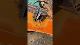 Cracked boom best ideas for welding welding stickwelder skills [upl. by Yodlem40]