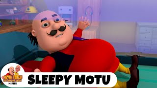 Sleepy Motu  नींद में मोटू  Comedy Funny Cartoon  मोटू पतलू  Full Ep 126  Motu Patlu 2024 [upl. by Adolphe]