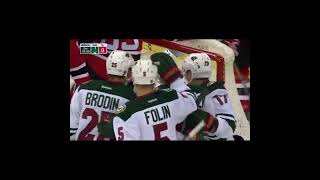 Joel Eriksson Ek  first NHL goal  Minnesota Wild classicnhl hockey goalies firstnhlgoal nhl [upl. by Irb]