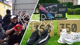 Haffa guzz med fans Köper 2 nya Yeezys [upl. by Suryt]