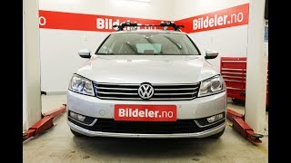 VW Passat Hvordan bytte hjullager foran  2011 til 2014 mod 3C facelift [upl. by Gnep682]