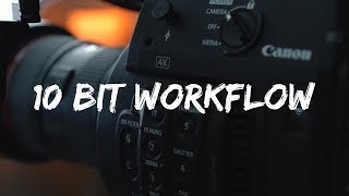 Canon C200 10bit 4K MY ULTIMATE WORKFLOW [upl. by Livvy]