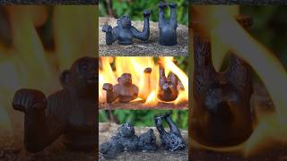 Gorilla Toy and Fire [upl. by Hesta46]